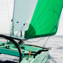 10 meter solar-sailing catamaran